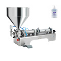 Semi automatic small hand sanitser alcohol filling machine / machinery